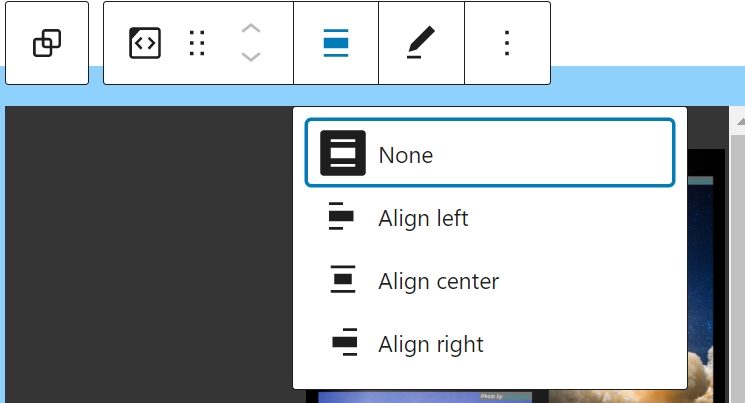 Align Issuu Embed Block by clicking on the Issuu Embed Block
